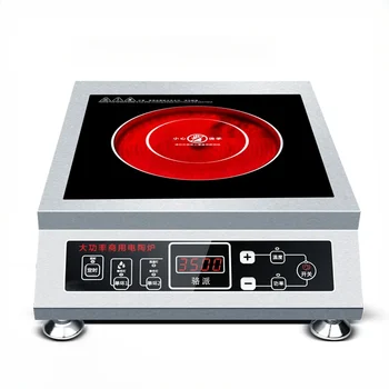 Коммерческая индукционная плита 3500 Вт, бытовая настольная плита для приготовления супов мощностью 4000 Вт, оптическая волновая печь